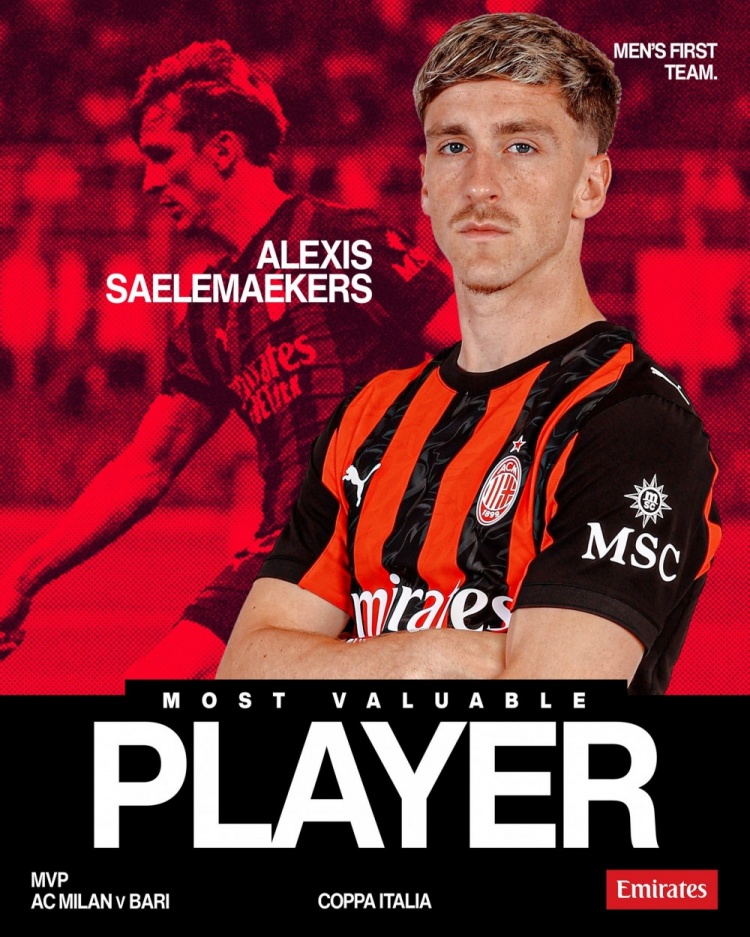 体育赛事资讯-萨勒马科尔斯凭借3次关键传球获评米兰意杯首战最佳球员