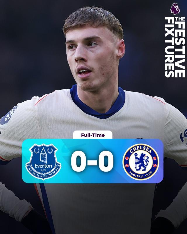 体育赛事分析-【英超】切尔西0比0客场闷平埃弗顿，杰克逊履失良机