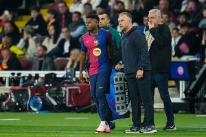 证明自己？法蒂上轮扔背心表不满后今天首发出战，本赛季仍0球0助